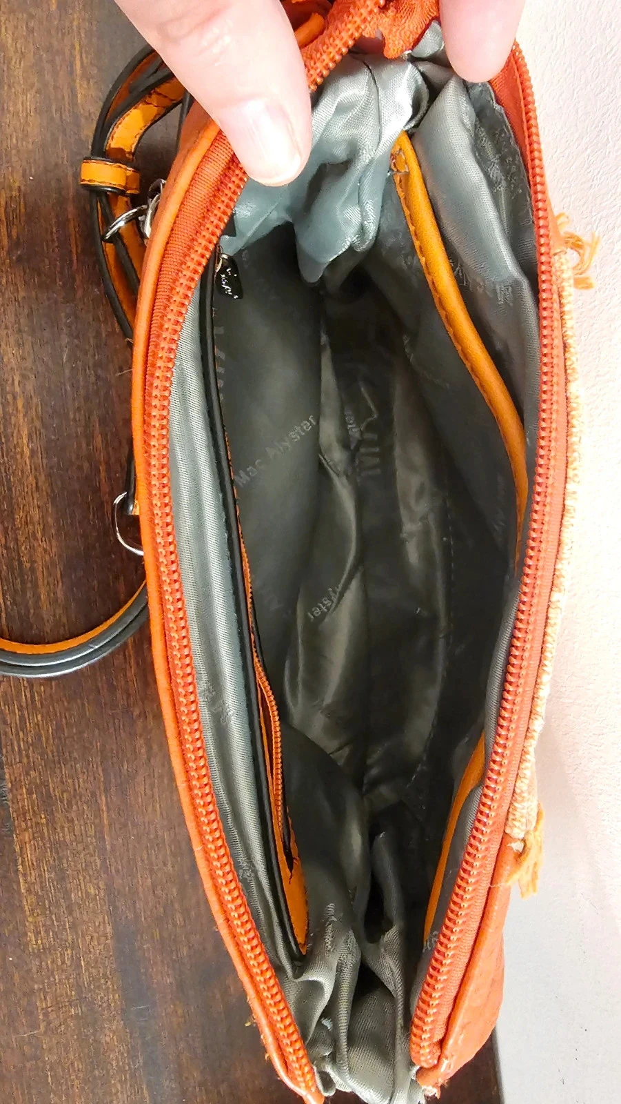 Sac bandoulière orange Mac Alyster – photo 4